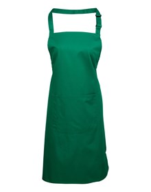 Premier PR154 Colours bib apron with pocket in Grey Denim