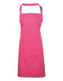 Premier PR154 Colours bib apron with pocket in Khaki