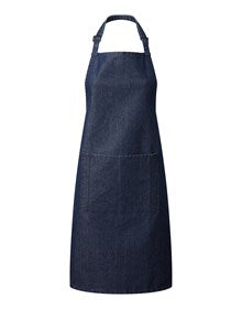 Premier PR154 Colours bib apron with pocket in Latte