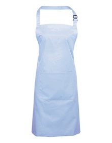 Premier PR154 Colours bib apron with pocket in Lime
