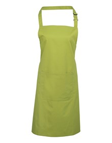 Premier PR154 Colours bib apron with pocket in Mid Blue