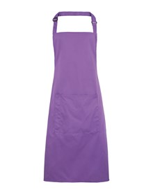 Premier PR154 Colours bib apron with pocket in Royal