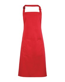 Premier PR154 Colours bib apron with pocket in Teal