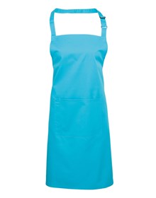 Premier PR154 Colours bib apron with pocket