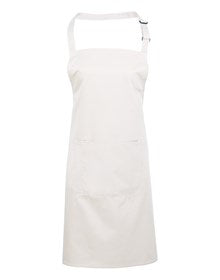 Premier PR154 Colours bib apron with pocket