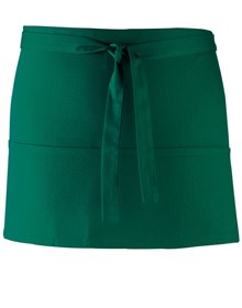 Premier PR155 Colours 3-pocket apron in Burgundy