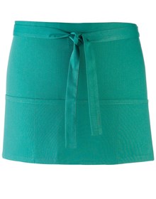Premier PR155 Colours 3-pocket apron in Grey Denim