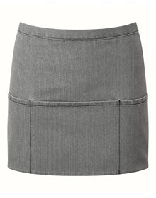 Premier PR155 Colours 3-pocket apron in Indigo Denim