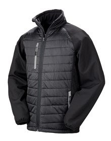 Result Recycled R237X Compass padded softshell jacket
