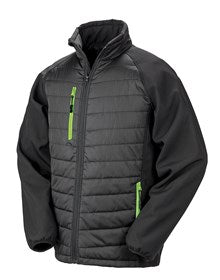 Result Recycled R237X Compass padded softshell jacket