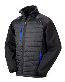 Result Recycled R237X Compass padded softshell jacket