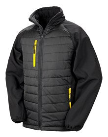 Result Recycled R237X Compass padded softshell jacket