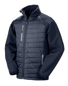 Result Recycled R237X Compass padded softshell jacket