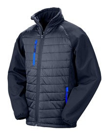 Result Recycled R237X Compass padded softshell jacket